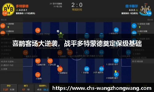 喜鹊客场大逆袭，战平多特蒙德奠定保级基础